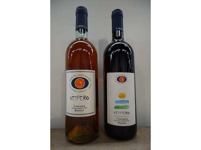 8 flessen witte wijn + 1 fles rode wijn - afbeelding 1 van  4