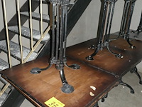 8 gietijzeren horecatafels - afbeelding 2 van  5