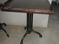 8 gietijzeren horecatafels - afbeelding 3 van  5