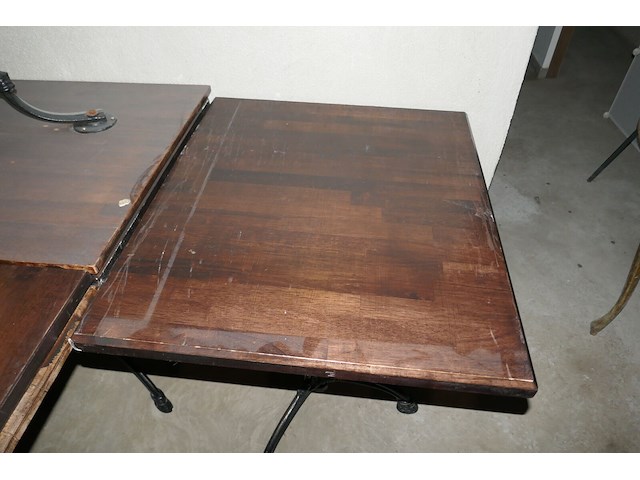 8 gietijzeren horecatafels - afbeelding 4 van  5