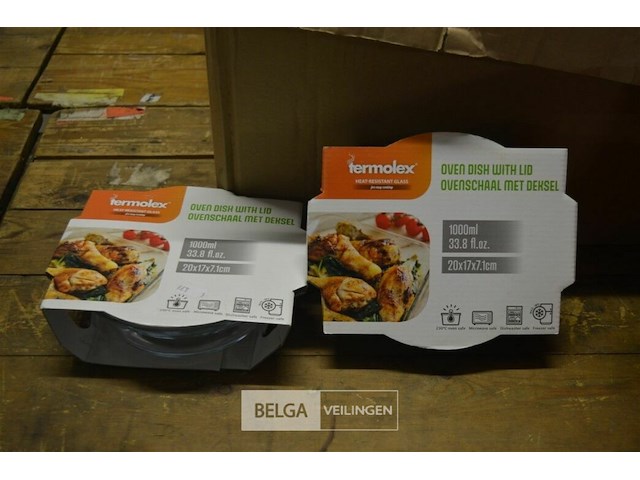 ±8 glazen ovenschotels 1 l - afbeelding 1 van  2