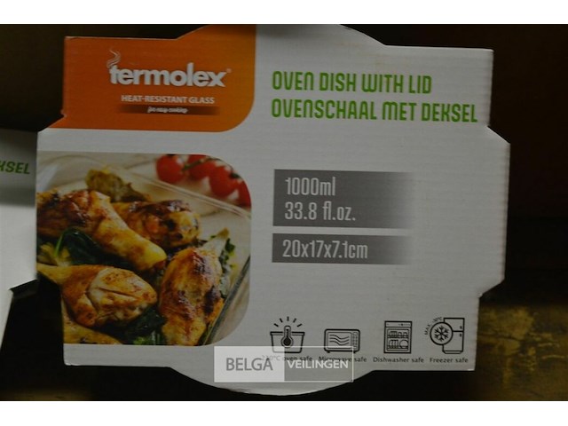 ±8 glazen ovenschotels 1 l - afbeelding 2 van  2