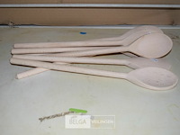 8 houten lepels - afbeelding 1 van  1