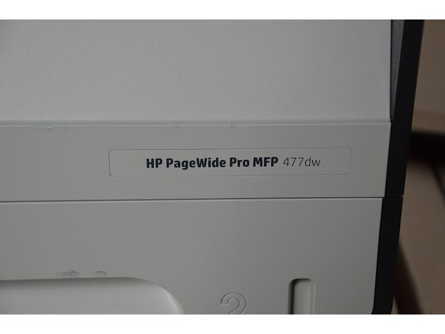 8 kartons computermateriaal w.o. 6 printers hp page wide pro mfp 477dw, kabels, apparaat (niet getest) - afbeelding 4 van  13