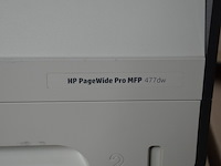 8 kartons computermateriaal w.o. 6 printers hp page wide pro mfp 477dw, kabels, apparaat (niet getest) - afbeelding 4 van  13