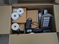 8 kartons computermateriaal w.o. 6 printers hp page wide pro mfp 477dw, kabels, apparaat (niet getest) - afbeelding 7 van  13