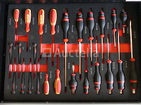 8-lades werkplaatstrolley met stahl-gereedschap - afbeelding 5 van  9