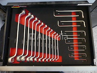 8-lades werkplaatstrolley met stahl-gereedschap - afbeelding 7 van  9