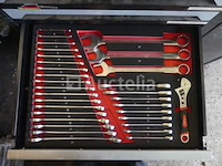 8-lades werkplaatstrolley met stahl-gereedschap - afbeelding 8 van  9