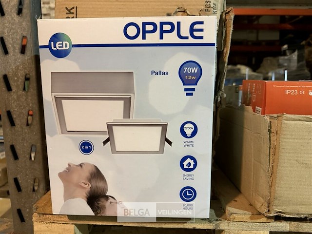 ± 8 led spotjes + 1 plafondlamp - afbeelding 3 van  3