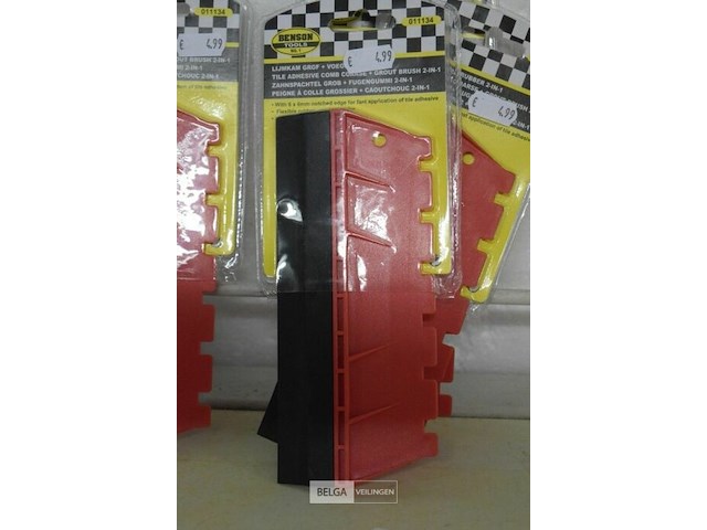 8 lijmkam grof 2 in 1 voegrubber - afbeelding 2 van  3