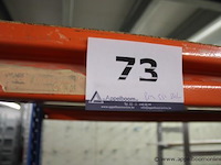 8 meter magazijnrekken bestaande uit 5 staanders en 24 leggers - afbeelding 2 van  2