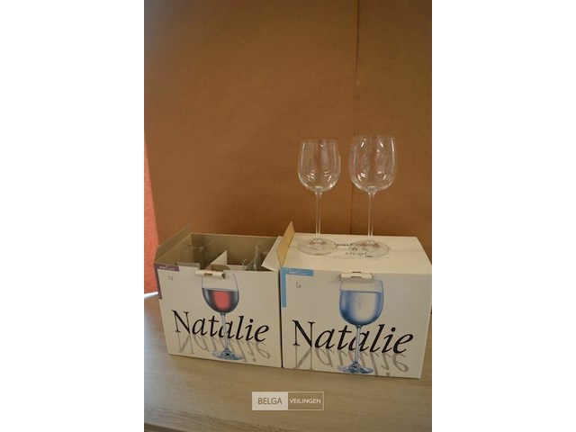 8 natalie wijnglazen - afbeelding 1 van  4