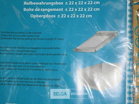 8 opbergdozen 22x22x22 cm - afbeelding 2 van  3