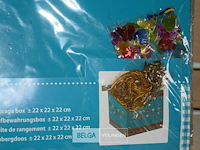 8 opbergdozen 22x22x22 cm - afbeelding 3 van  3