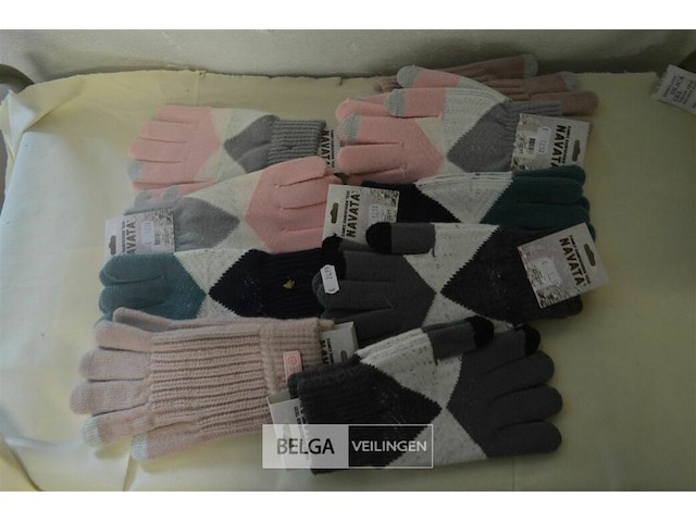 8 paar winterhandschoenen vrouwen - afbeelding 1 van  4