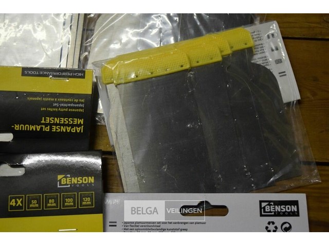 8 pakjes plamuurmessenset div. maten - afbeelding 5 van  5