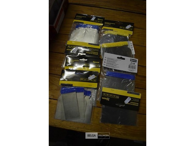 8 pakjes plamuurmessenset div. maten - afbeelding 1 van  5