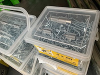 8 potten houtschroeven met bitsen - afbeelding 2 van  5