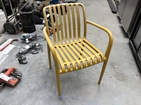 8 pvc terrasstoelen