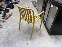 8 pvc terrasstoelen - afbeelding 2 van  4
