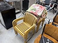 8 pvc terrasstoelen - afbeelding 3 van  4