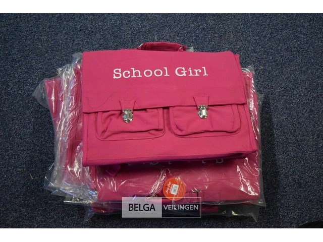 8 roze schooltassen - afbeelding 1 van  2