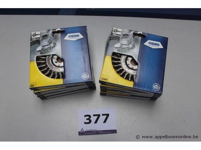 8 schuurborstels osborn dia 150mm - afbeelding 1 van  2