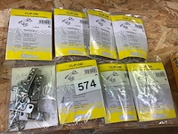 8 sets kast scharnieren