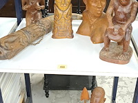 8 stuks afrikaanse beelden - afbeelding 1 van  3