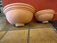 8 terra-cotta bloempotten - afbeelding 2 van  2