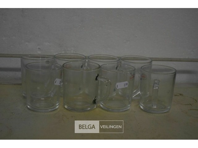 8 theeglazen - afbeelding 1 van  2