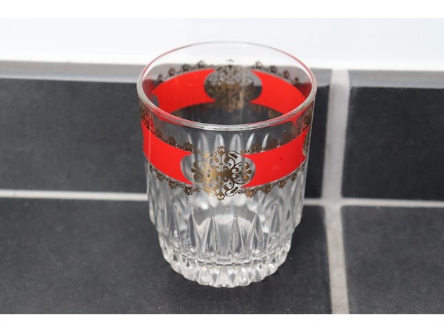 8 whiskeyglazen, 2 karaffen, 9 onderzetters - afbeelding 3 van  8