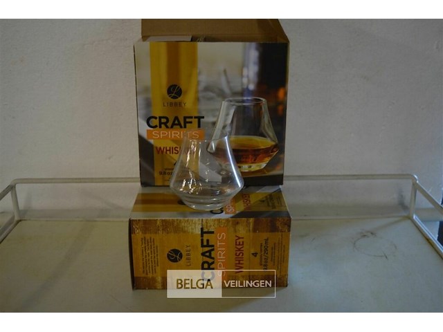 8 wiskey glazen - afbeelding 2 van  2