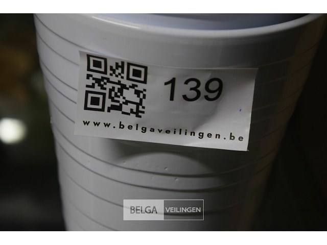 8 witte bloempotjes - afbeelding 4 van  4