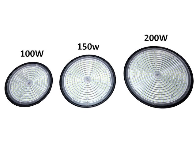 8 x 100w 6500k pro led ufo highbay waterdicht - afbeelding 4 van  7
