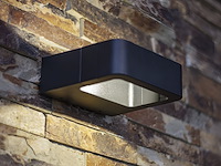 8 x 10w led zand zwart tuinlamp 14.5cm warm wit - afbeelding 2 van  10