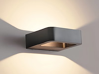 8 x 10w led zand zwart tuinlamp 14.5cm warm wit - afbeelding 8 van  10