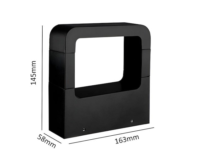 8 x 10w led zand zwart tuinlamp 14.5cm warm wit - afbeelding 8 van  9