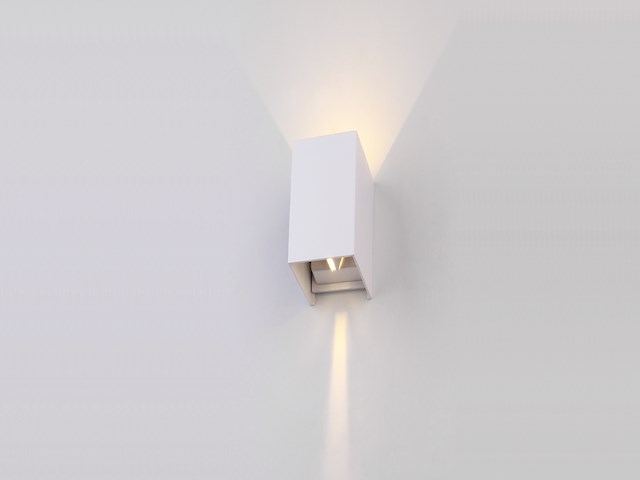 8 x 12w led wit wandlamp duo licht verstelbaar waterdicht - afbeelding 1 van  8