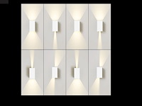 8 x 12w led wit wandlamp duo licht verstelbaar waterdicht - afbeelding 5 van  8