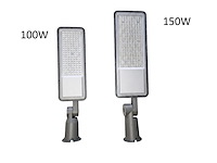 8 x 150w 5000k led straat verlichtingen waterdicht kantelbaar - afbeelding 3 van  9