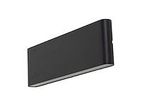 8 x 20w led wandlamp duo licht zwart warm wit waterdicht 30cm - afbeelding 7 van  9