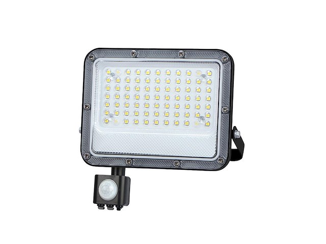 8 x 50w 3000k led breedstralers met sensor en lens waterdicht - afbeelding 2 van  8
