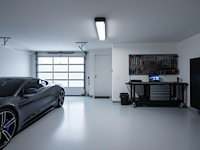 8 x 60cm pro dubbele led tl t8 armaturen waterdicht donkergrijs met reflector - afbeelding 4 van  9