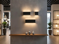 8 x 6w led wandlamp duo licht zwart warm wit waterdicht 11.5cm - afbeelding 8 van  9