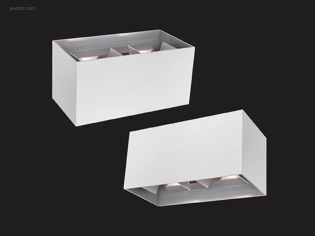 (8 x) 8 x 12w led wit wandlamp 4 licht... - afbeelding 7 van  9