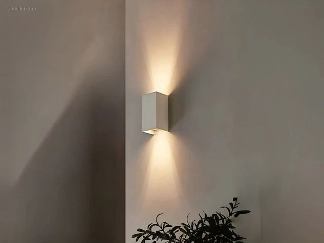 (8 x) 8 x 12w led wit wandlamp duo licht... - afbeelding 3 van  8