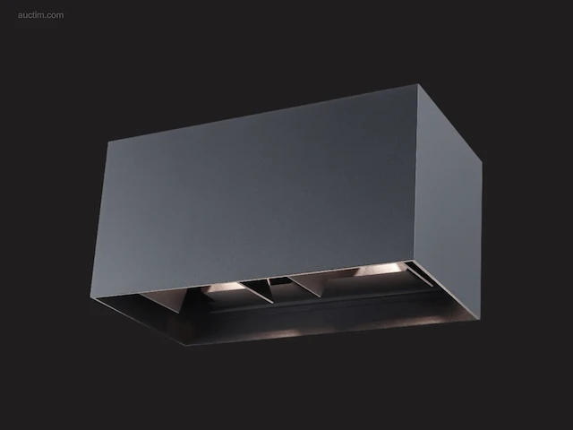 (8 x) 8 x 12w led zwart wandlamp 4 licht... - afbeelding 4 van  7