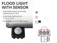 (8 x) 8 x 50w 5000k led breedstralers met sensor... - afbeelding 5 van  8